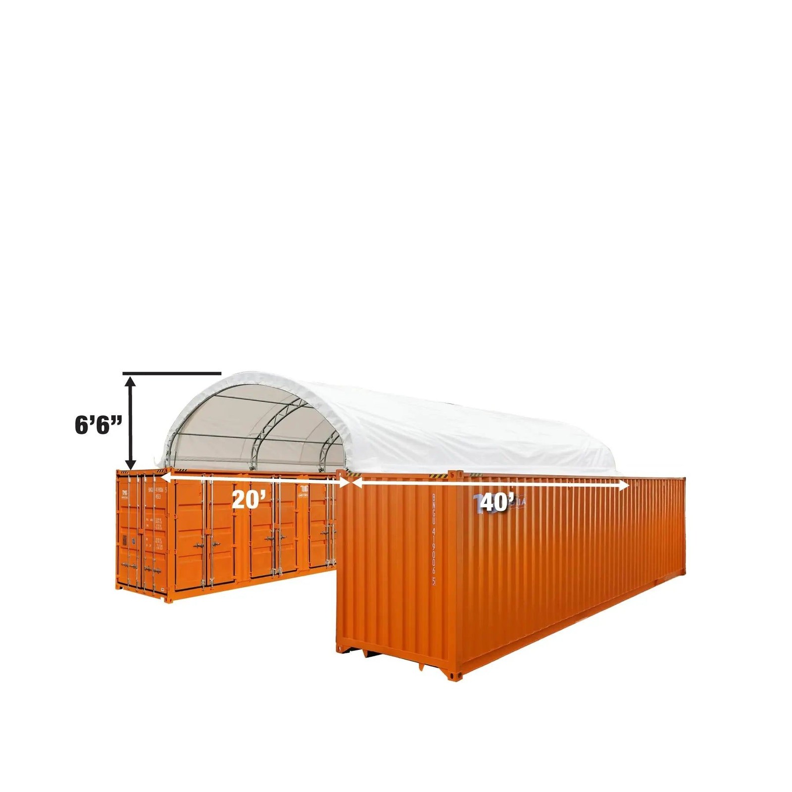 20x40ft Commercial PVC Shelter w/ Dual Trusses
