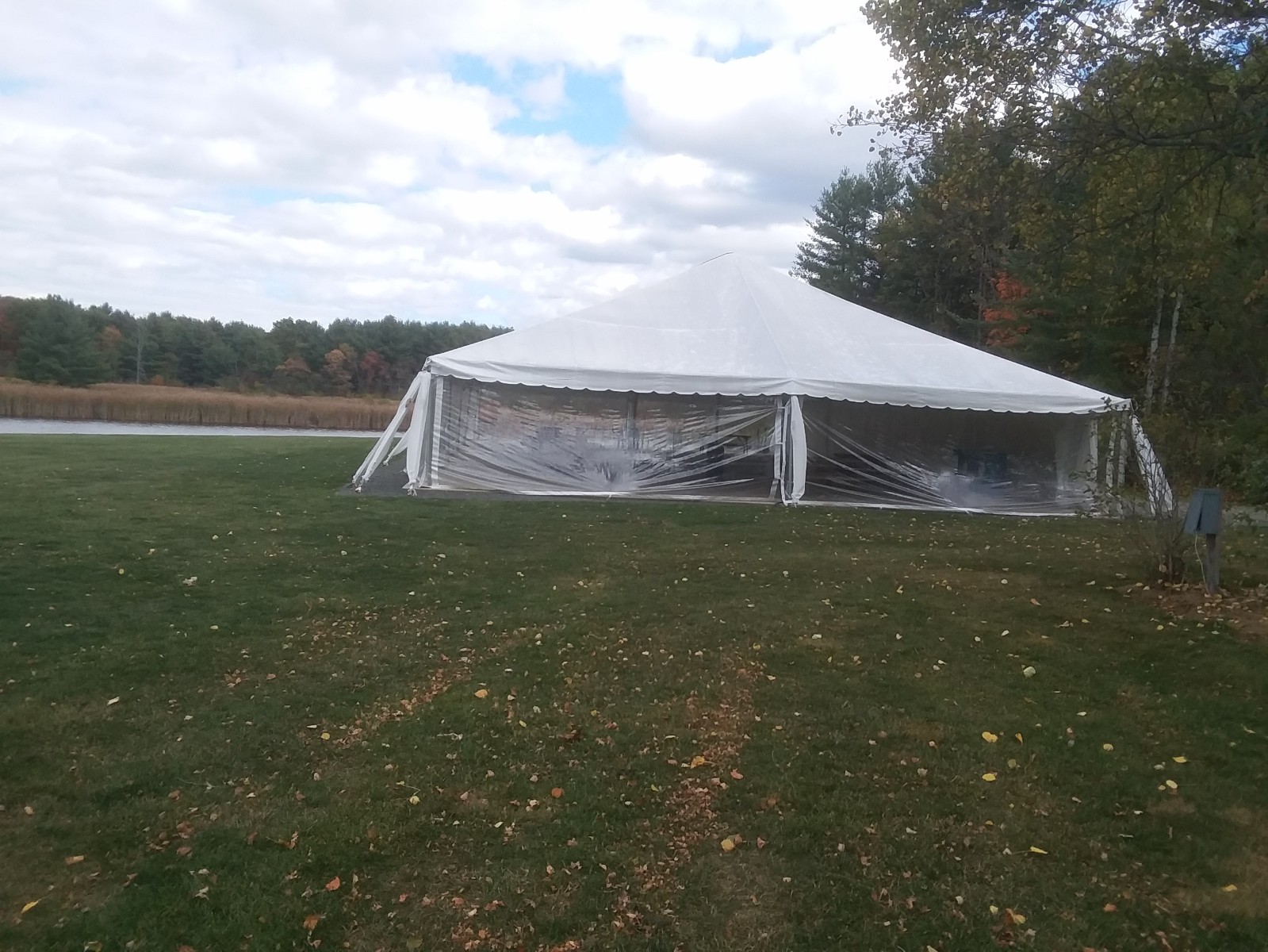 40 x 80 Commercial Canopy Clear Span Twin Tube Frame Outdoor Wedding Party Tent