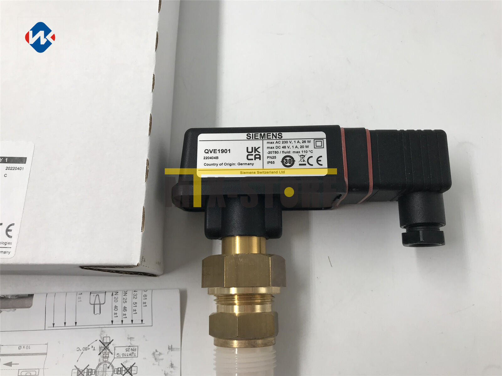 Siemens QVE1901 Pump Flow Switch Sensor Controller