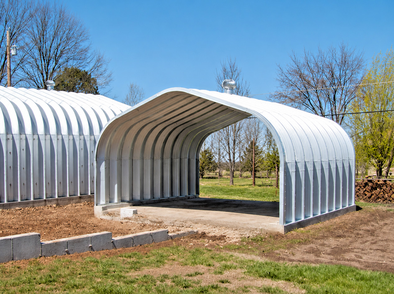 20x60x16 DuroSPAN Steel Kit DIY Off Grid Building Cabin Open Ends Factory Direct