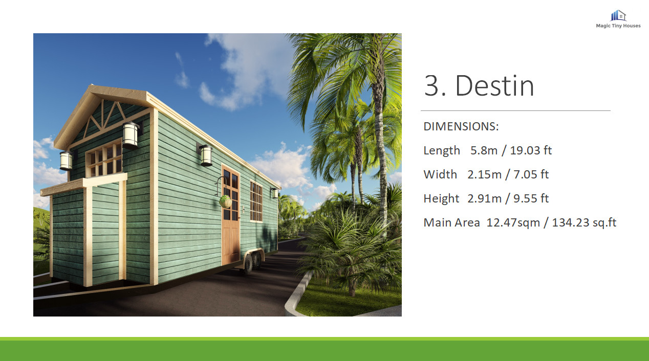 Tiny House Destin Catalog L19′.6″ X W7’2″ Safe Room Designs