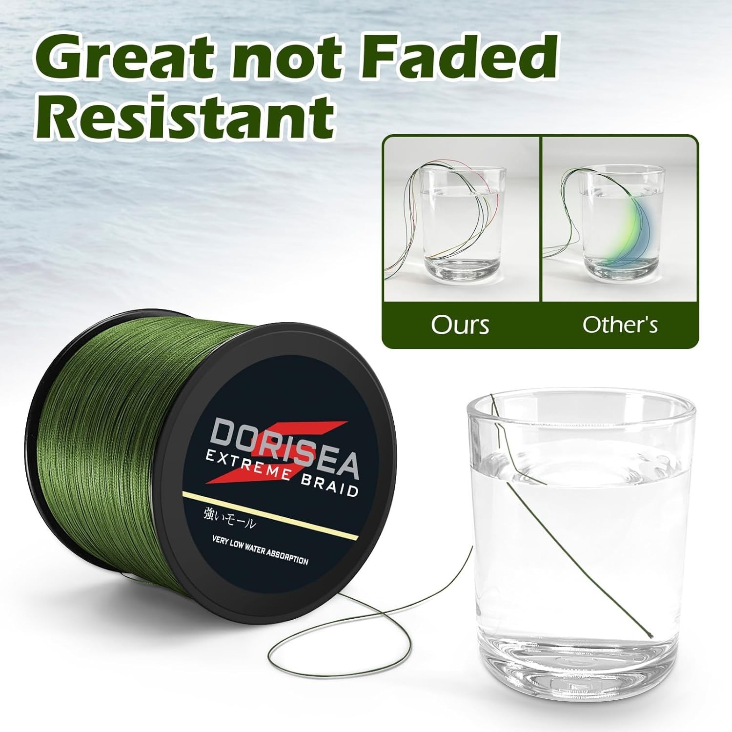 100% PE Braided Fishing Line Black 109-2187Yds 6-550LB Test