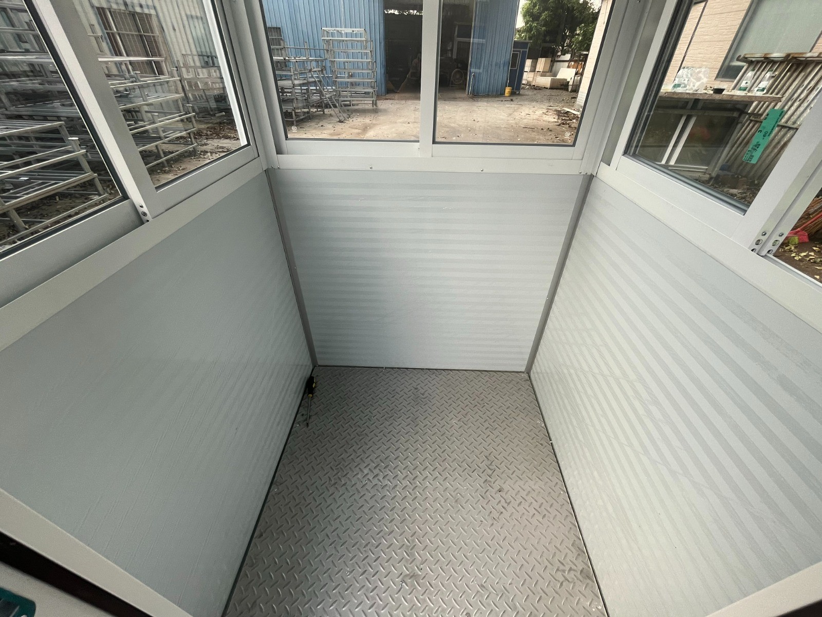 Disassembled Guard Shack Ticket Toll Security Booth Portable Office 4x4x7