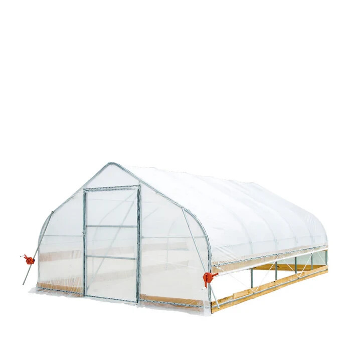 12’x20’x7.2′ Tunnel Greenhouse 6 mil Clear EVA Plastic Film/ Peak Ceiling Roof