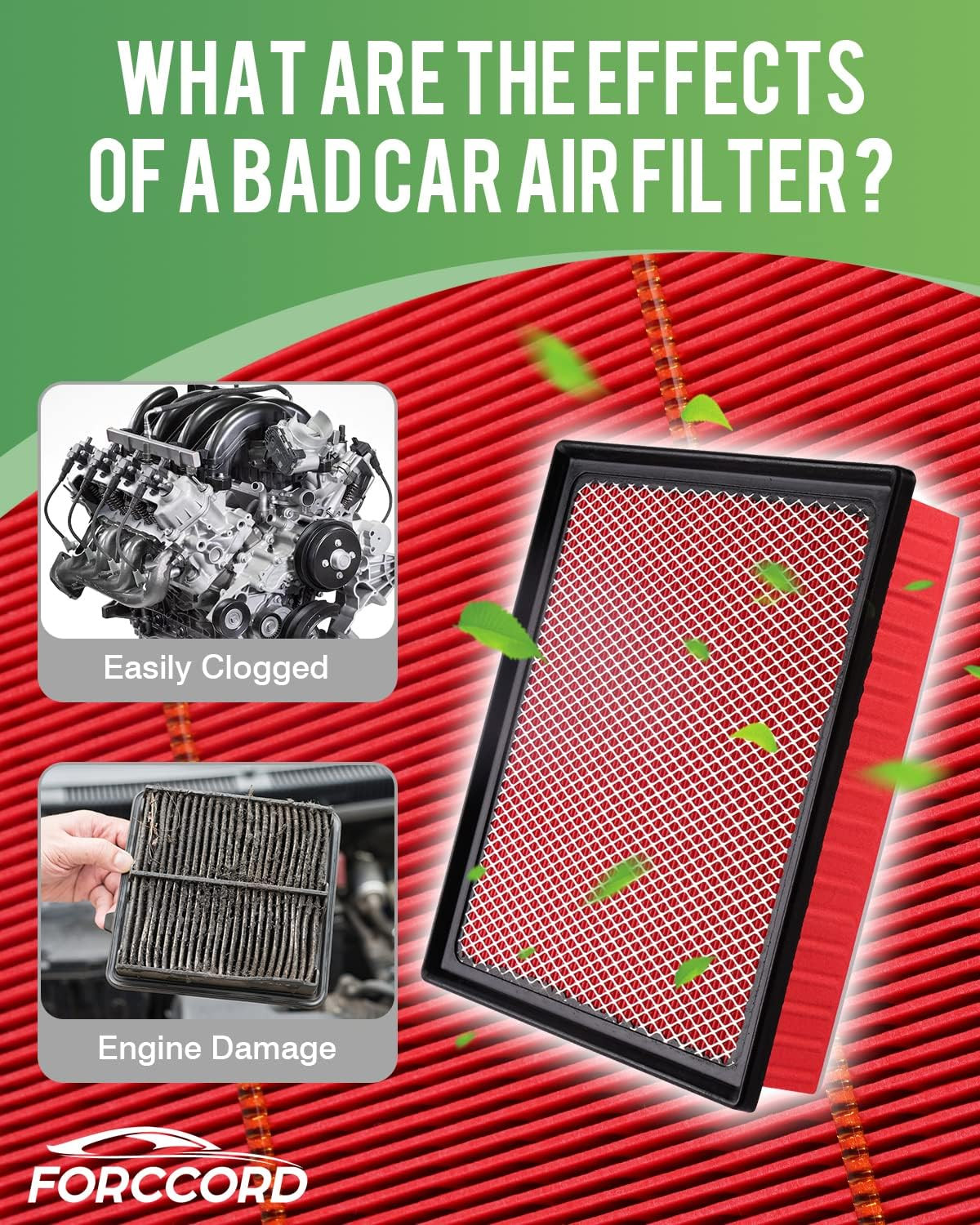 Cabin & Engine Air Filter Kit Fit for Dodge Durango 2011-2026, Jeep Grand Cherok