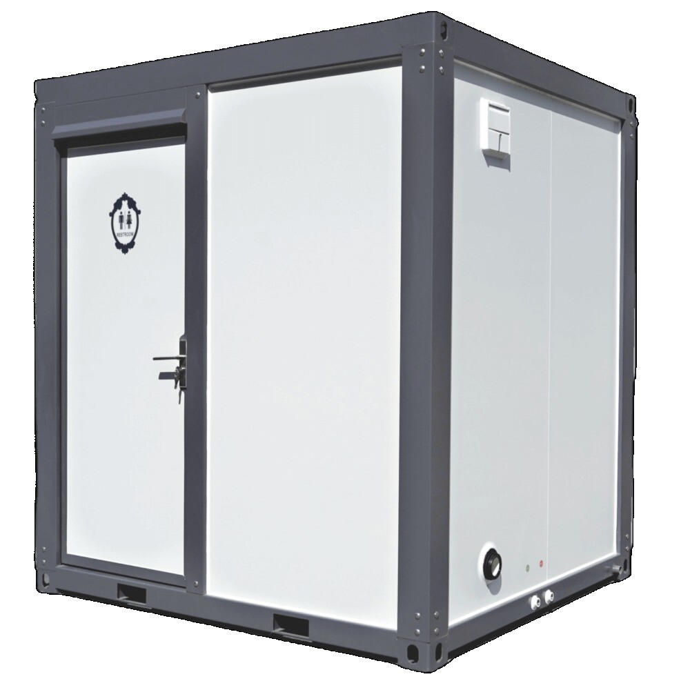Bathroom Mobile Toilet w/Shower Upgrade Acrylic Fanshaped Door Portable Restroom