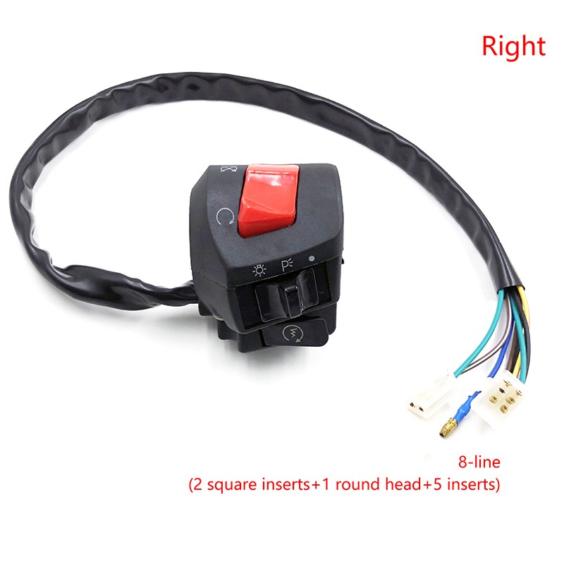 Universal Motorcycle Handle Bar Switches With Choke Horn Turn Controller Switch
