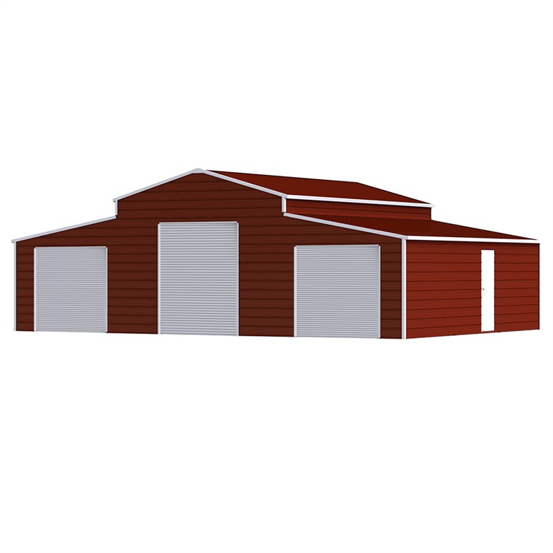 42x30x13ft Metal Garage Shed Outdoor Storage Heavy Duty Galvanized Steel Barn