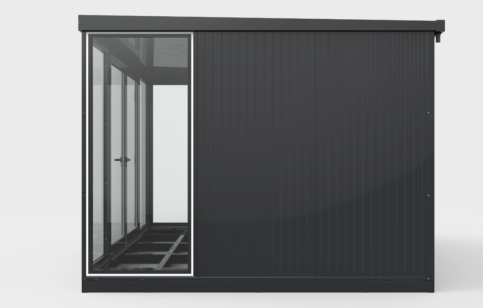 Duramax 13×10 Garden Glass Room, Outdoor Office, Shelter, and Insulated Building