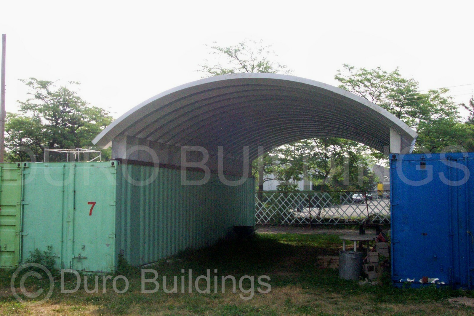 38x20x14 DuroSPAN Steel Building Container DIY Conex Roof Cover Factory DiRECT