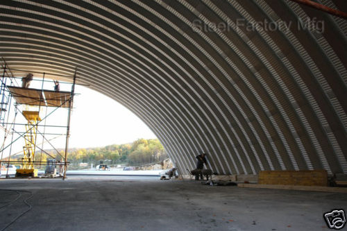 Steel Q55x200x19 Quonset Barn Farm Hay & Grain Storage Livestock Horse Building