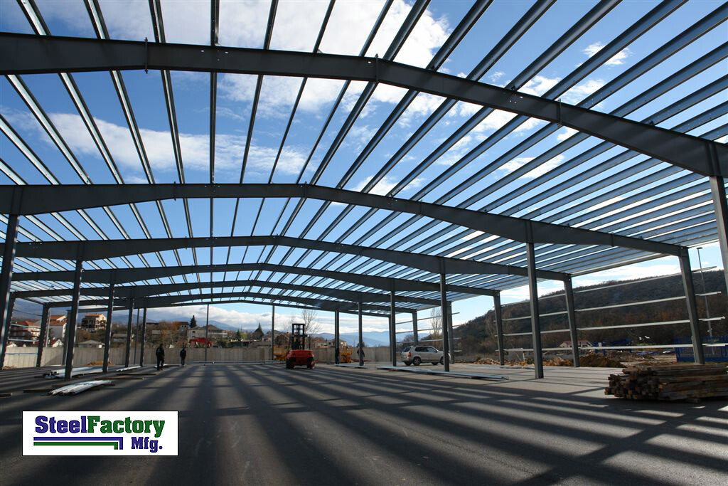 Steel Factory 50x120x16 Warehouse Storage Building Auto Body Paint Tractor Shop