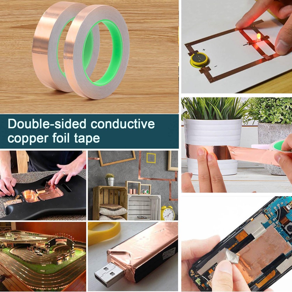 Copper Snail Slug Tape (9 Sizes) 25m Adhesive Repellent Barrier Pest Deterrent