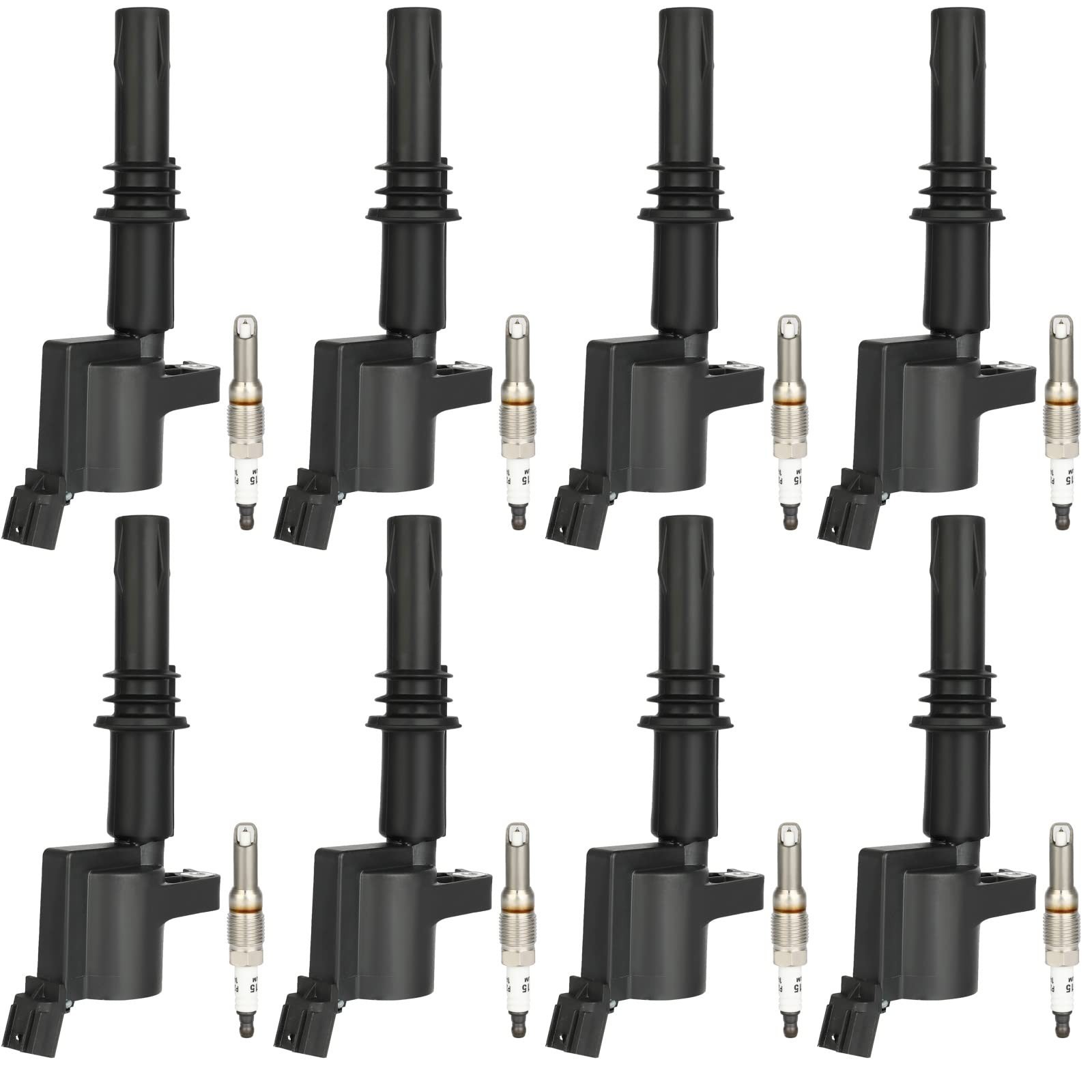 SCITOO Ignition Coil Coils Pack Iridium Spark Plugs fit for Ford for Lincoln …