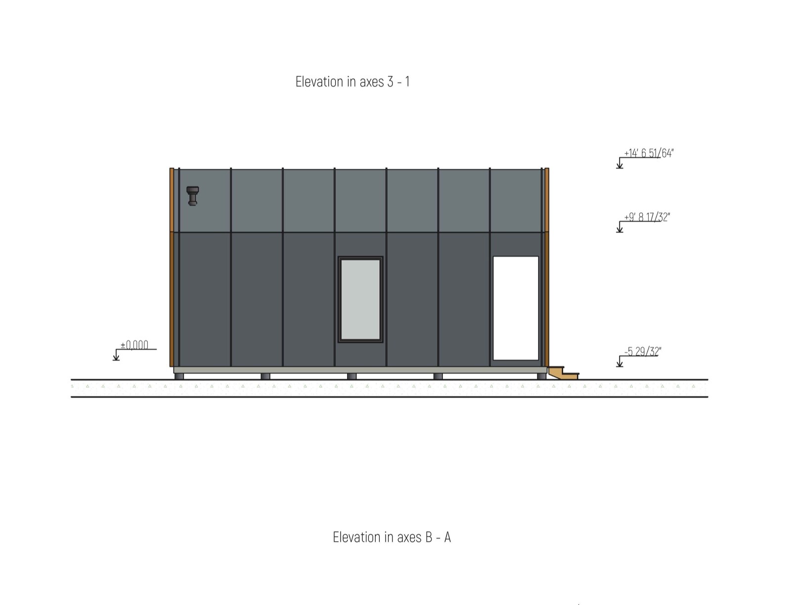 364 sg.ft SOLID PLYWOOD HOUSE KIT #PW-30 WOOD PREFAB DIY KIT BUILDING CABIN HOME