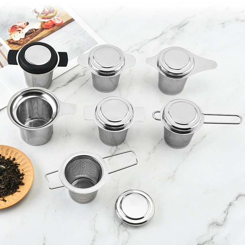 304 Stainless Steel Tea Strainer Tea Drain Tea Infuser Tea Leaf Spice Tea Filter