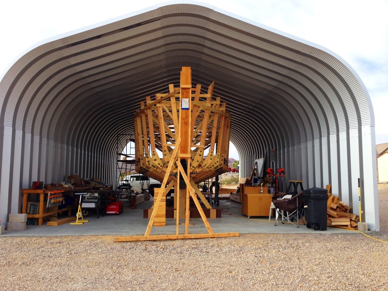 30x60x16 DuroSPAN Steel Roof Structure Off Grid Open Ends Factory DiRECT