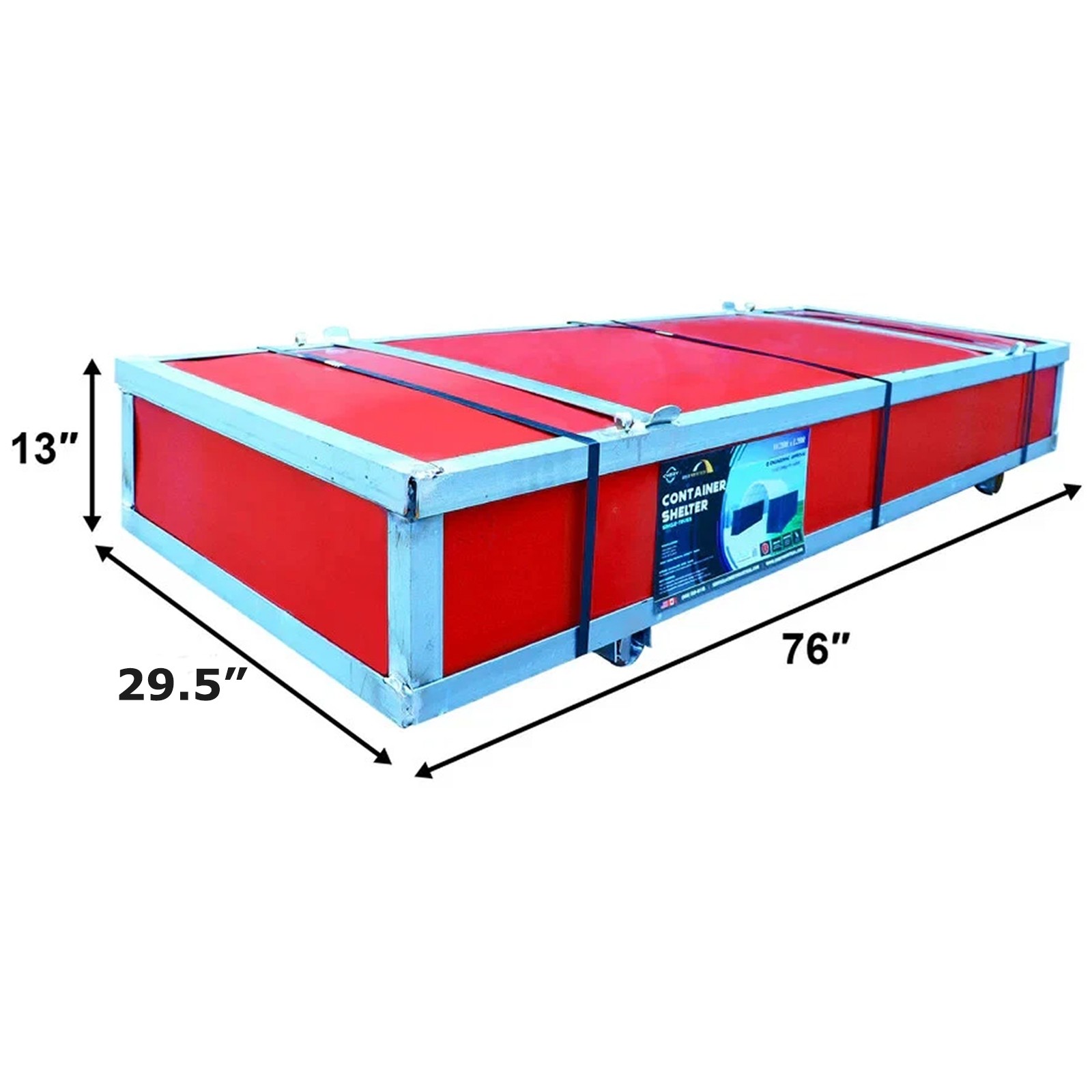 New 20’x20′ PVC Shipping Container Canopy Shelter for Construction Sites Storage