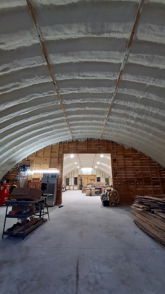 50x50x19 Steel Quonset Home Building Kit Clear Span Open Ends
