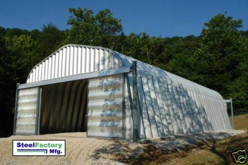 Steel Factory Mfg A25x42x14 Factory Direct Gambrel Metal Arch Garage Building