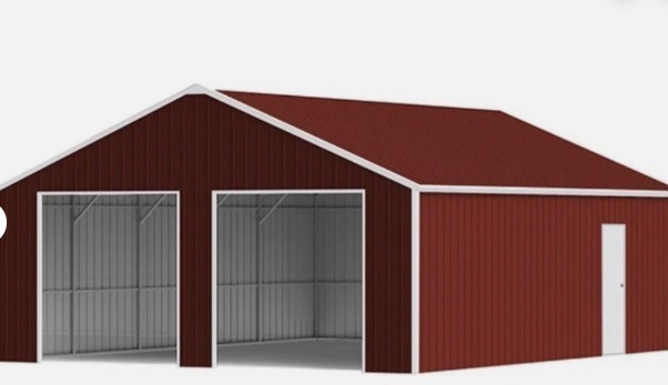 33′ x 25′ x 14′ Metal 14 Gauge Metal Frame Garage Storage Shed Barn