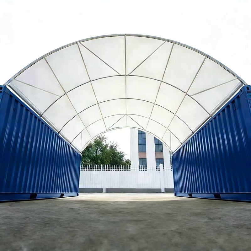 40’x20’x7′ Tarpaulin Tent Warehouse Shed 800sq.ft. Shipping Container Shelter