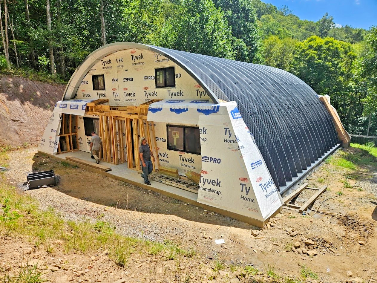 51x100x17 Steel Quonset Building Kit | DuroSPAN | DIY | Open Ended