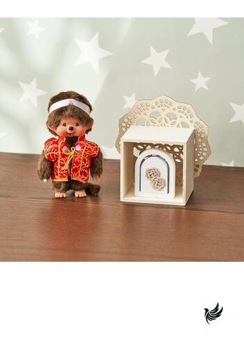 Tokyo Kyugetsu Official Original Monchhichi Old Tales Momotaro