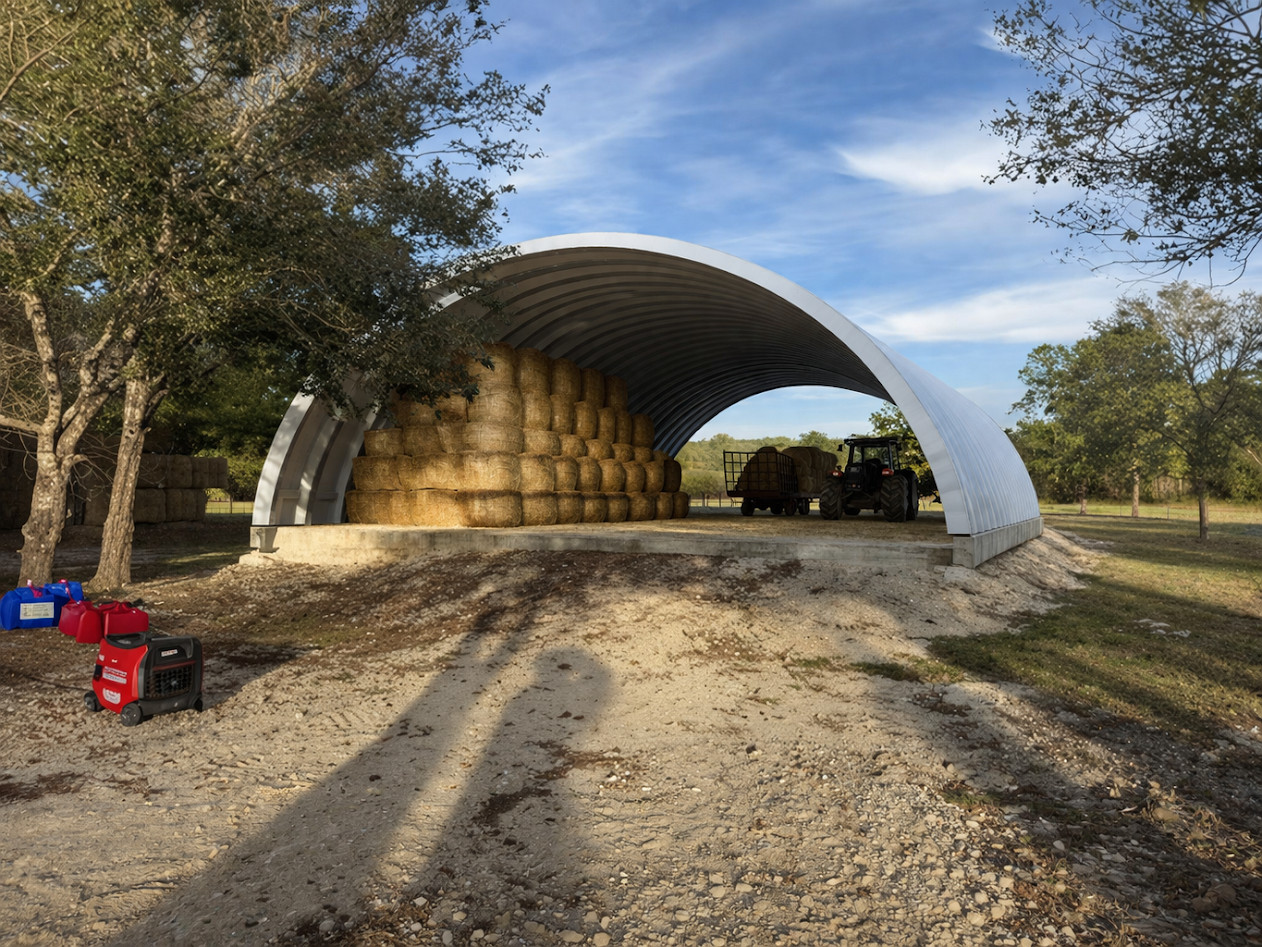 45x90x18 Steel DuroSPAN Building Barn Hay-Grain Storage Livestock Factory DiRECT
