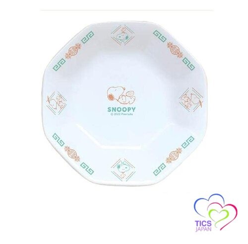 マリモクラフト(Marimocraft) SNOOPY Octagonal Plate Chinese Pattern