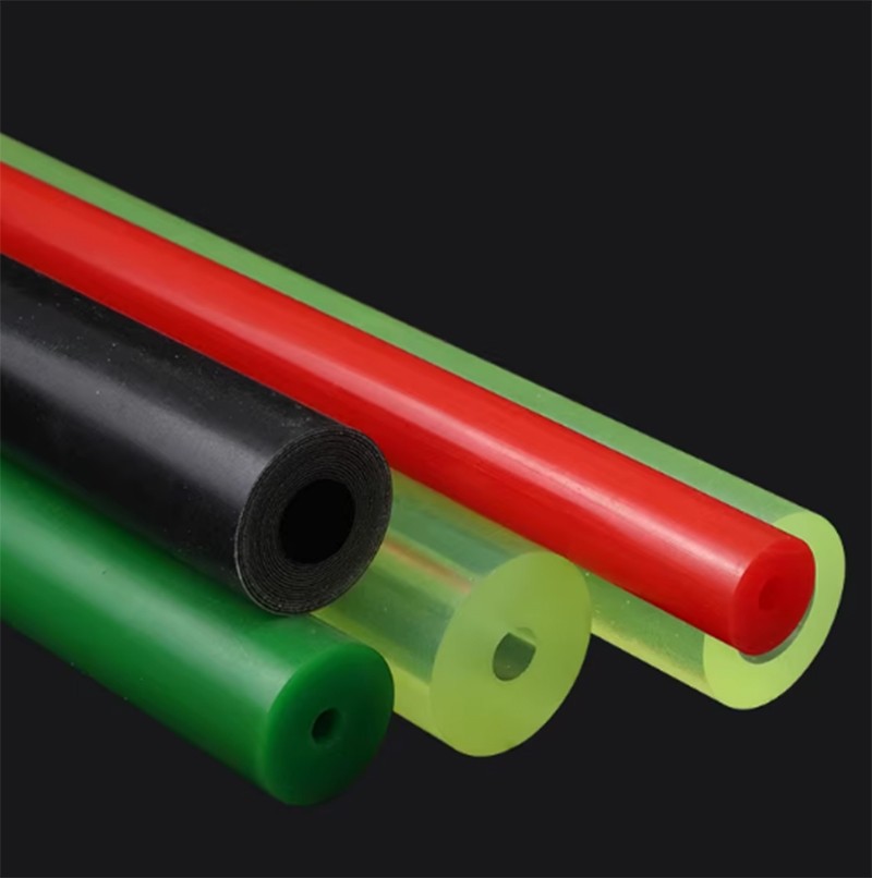 PU Polyurethane Hollow Round Rod Bar Stick Length 500mm Elastic Shock Absorber
