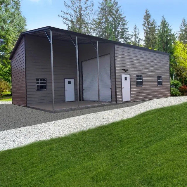 Commercial Residential Metal Buildings Custom Steel Garage Barn Workshop