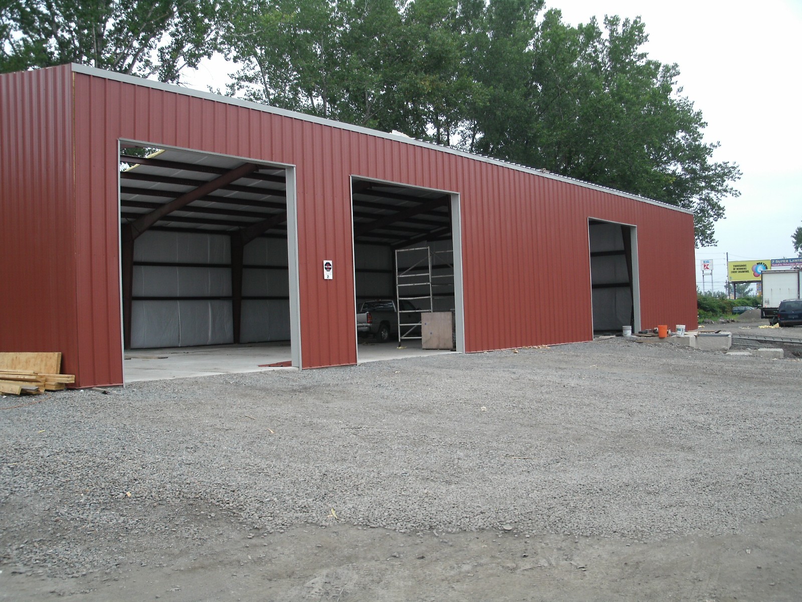 80x100x18 Steel Building Kit | Rigid Frame I-Beam | Auto repair shop