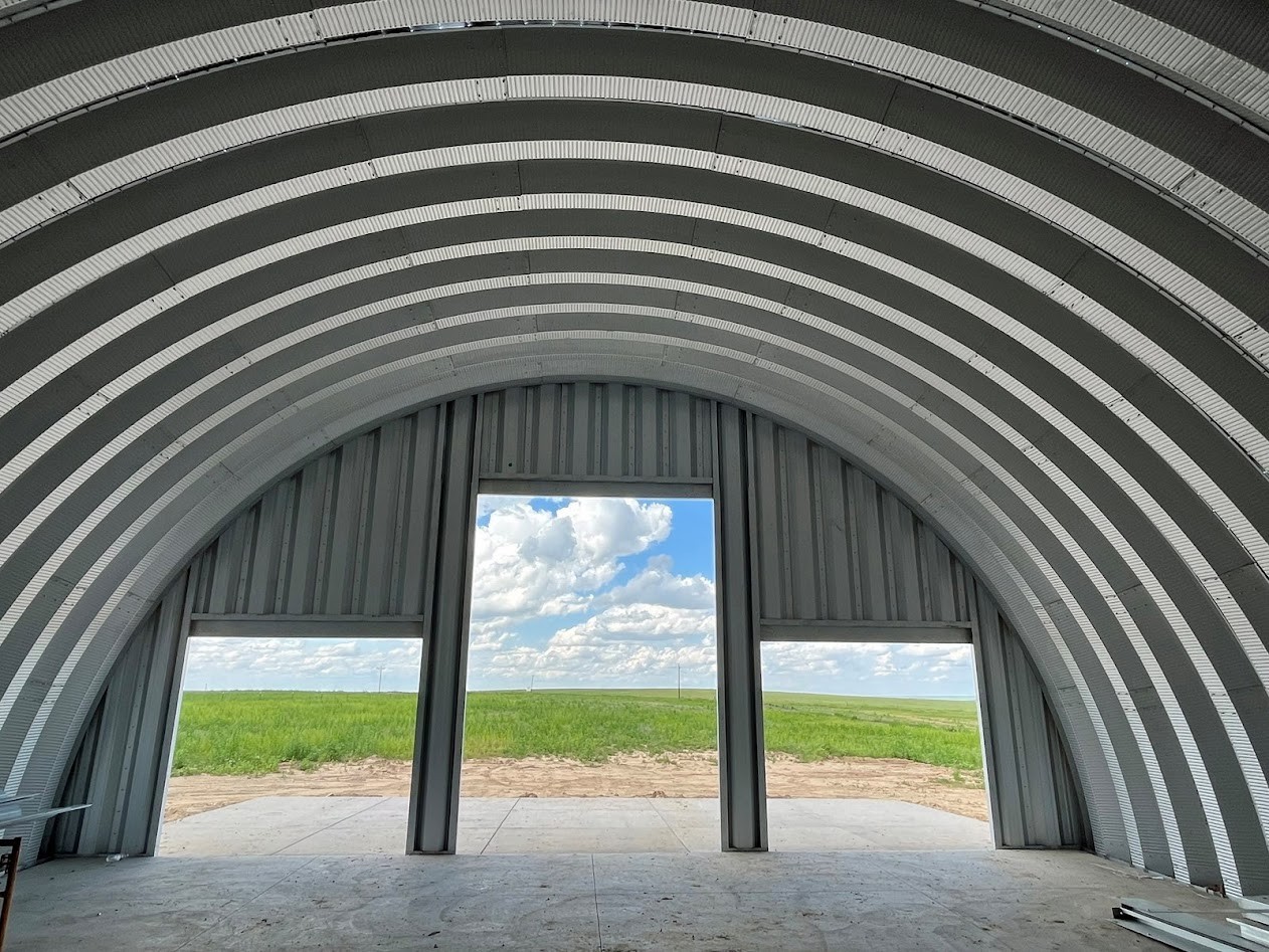 60x120x20 DuroSPAN Steel Quonset Prefabricated Steel Building Kit with Ends Wall