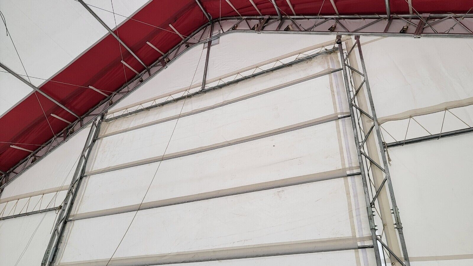 30x40x22 DUAL TRUSS *21oz PVC* Canvas Fabric Storage Building Shelter Barn Shop