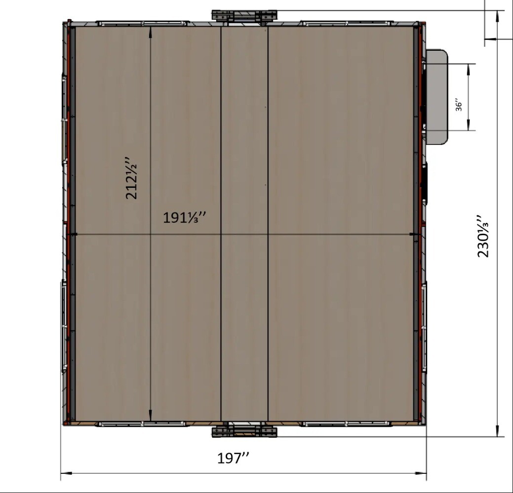 16½ft x 20ft Modern Luxury Mobile Expandable Prefab Container House Tiny Home