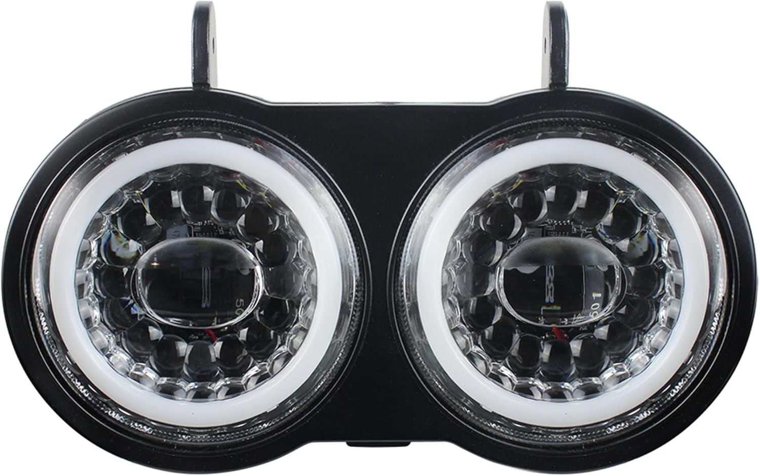 Buell XB Motorcycle LED Headlight Dual Halo White