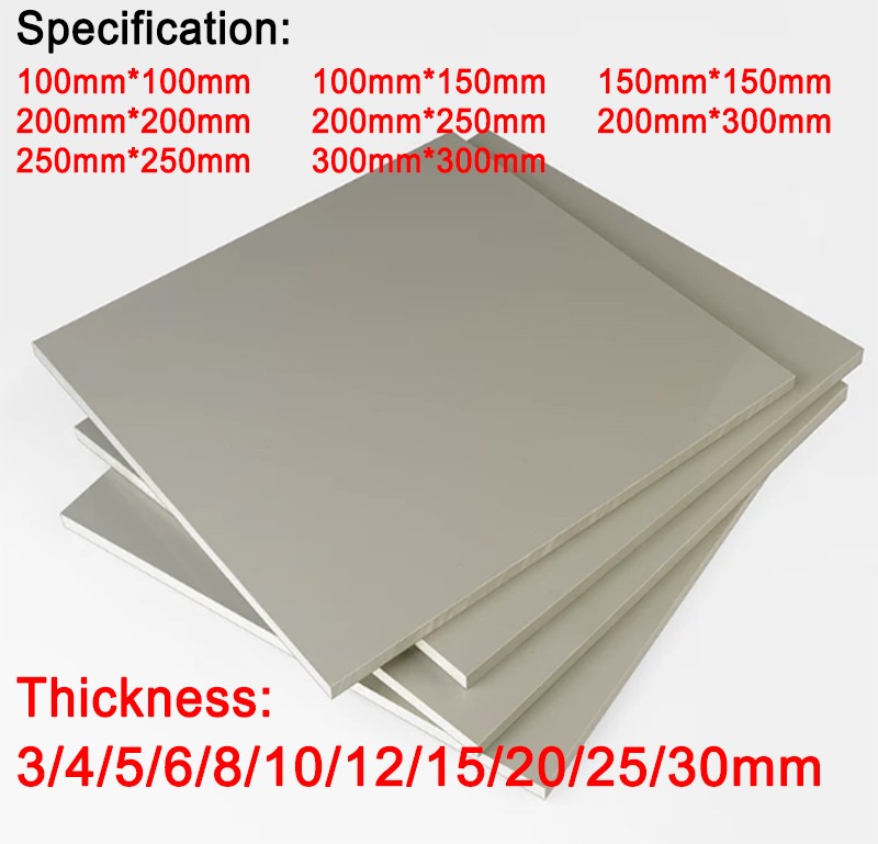 PP Plastic Sheet Polypropylene Plate Thickness 3/4/5/6/8/10/12/15/20/25/30mm