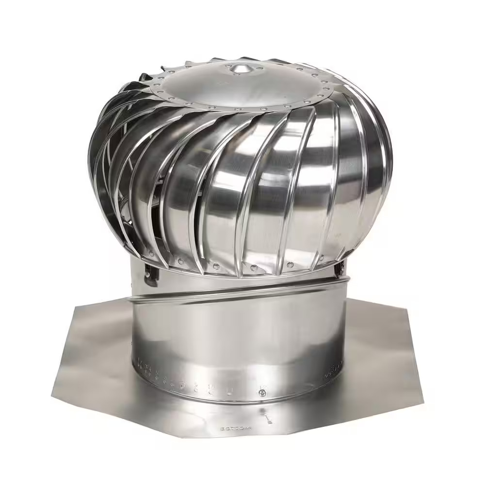 14 In. Mill Aluminum Internally Braced Wind Roof Turbine