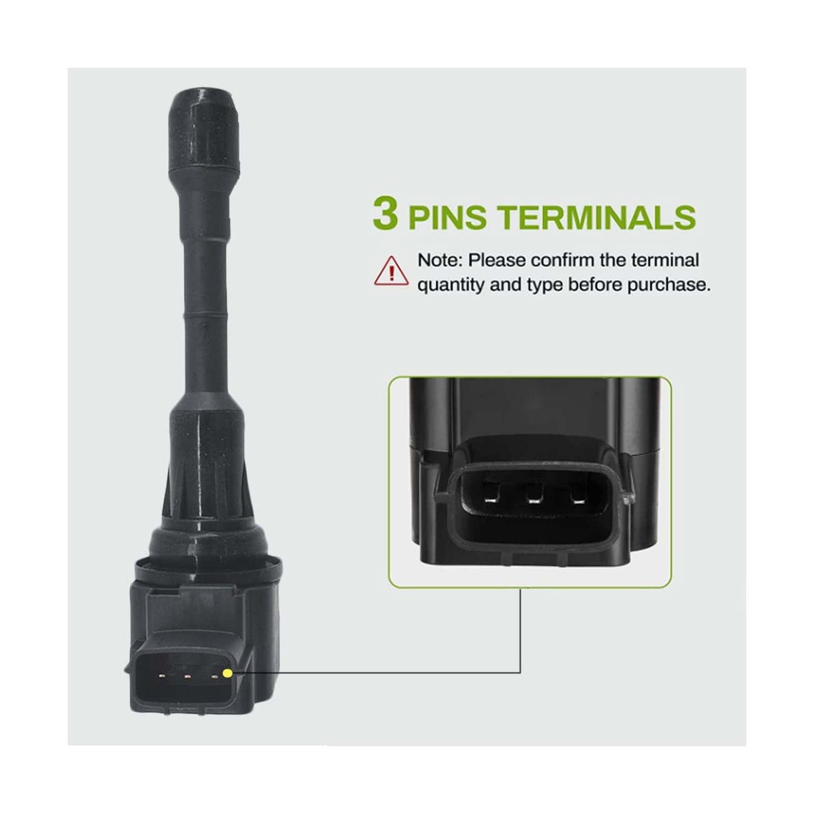 Autowxjq Set of 6 Iridium Spark Plug and 6 Ignition Coil Pack Compatible with…