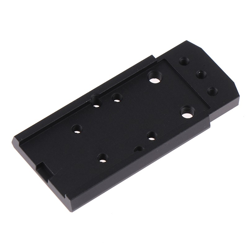 Tactical CNC P320 Rear Sight Mount Plate Base Fit For SIG RMR SRO Accessories