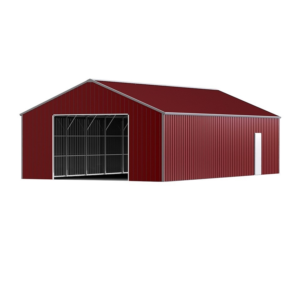 46*25*15ft Heavy Duty Reinforced Steel Farm Garage Barn Storage Shed 1150 sq.ft