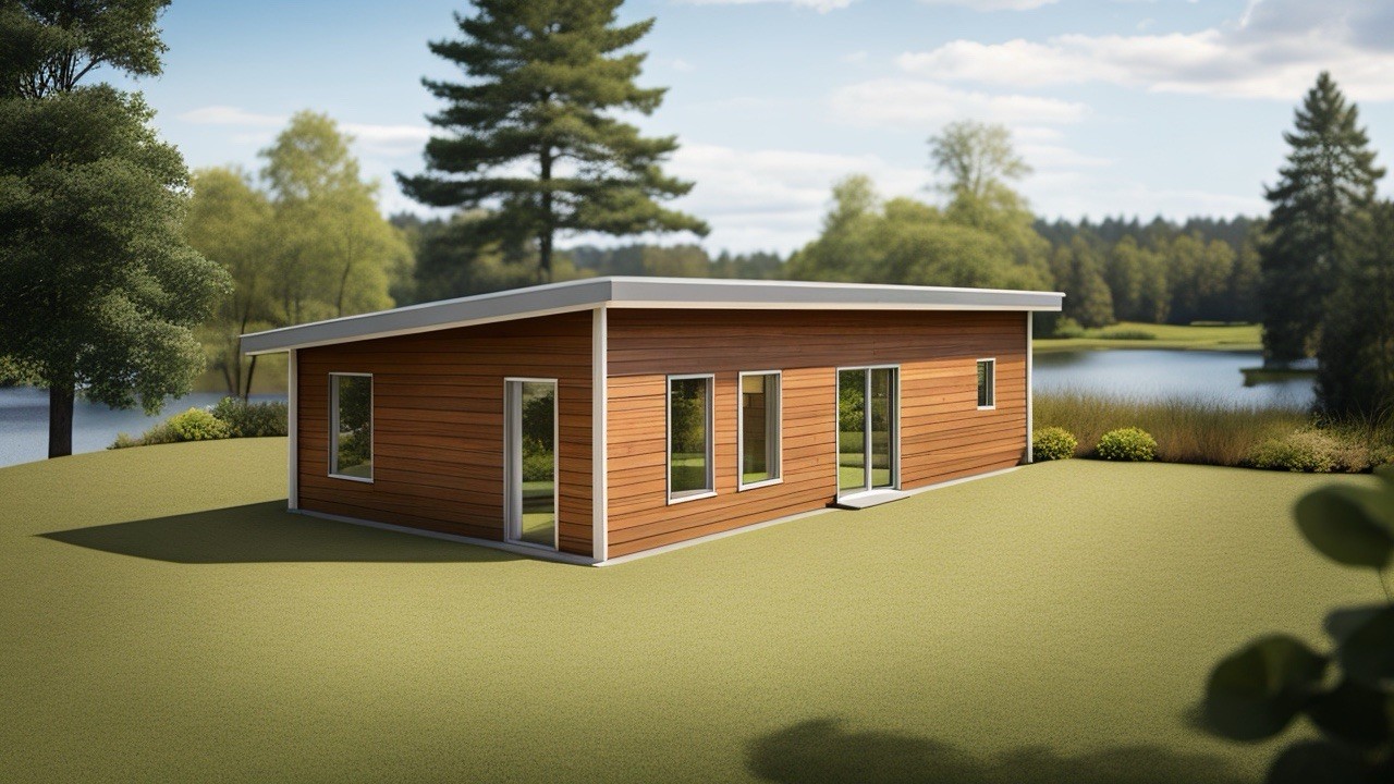 Tiny House Kit, Exterior Building Envelope Made With Structural Insulated Panels