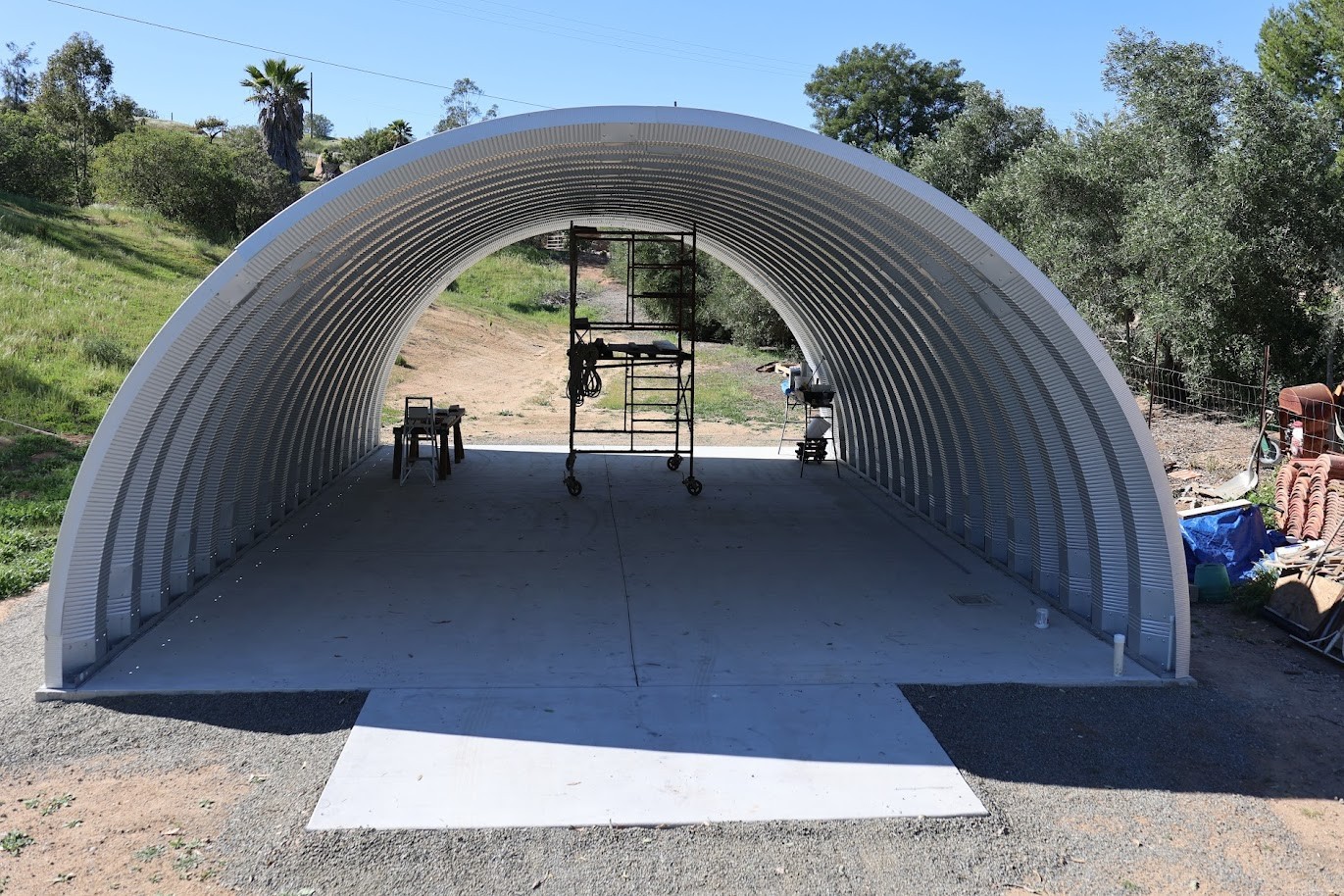 40x26x20 DuroSPAN Steel Quonset Cabin Building Kit DIY Metal Garage Open Ends