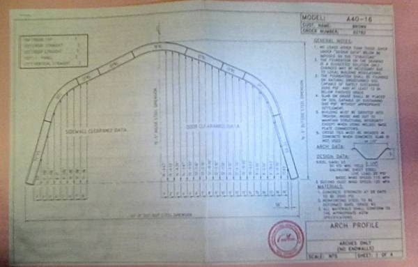 Still on Skids, 2,400 sq ft, 40x60x16 Steel Building kit