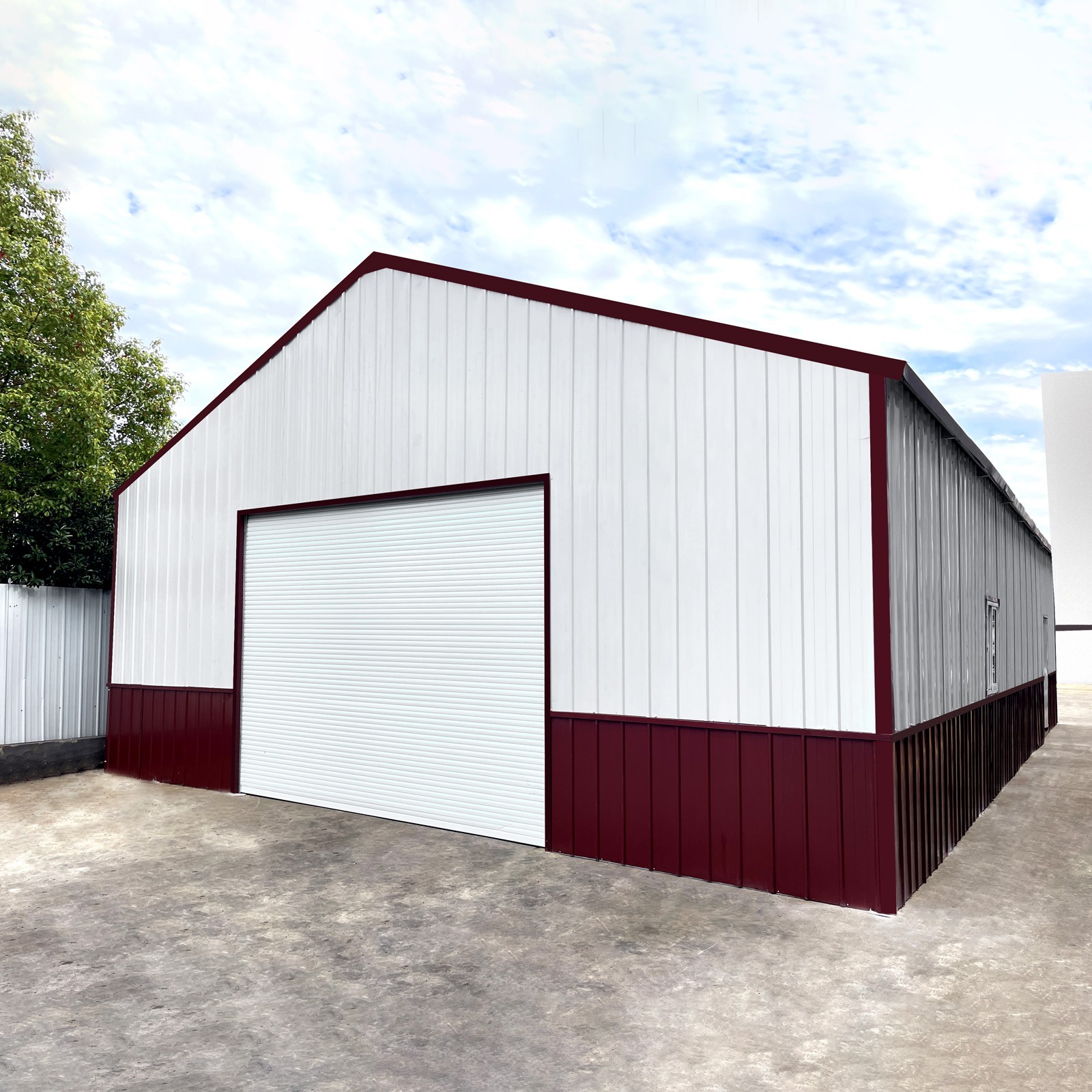 31’x51′ Metal Garage Shed Barn Outdoor Storage Heavy Duty Galvanized Steel