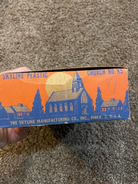 Vintage Skyline Plastics Manufacturing #K5 – Church *Complete *With box