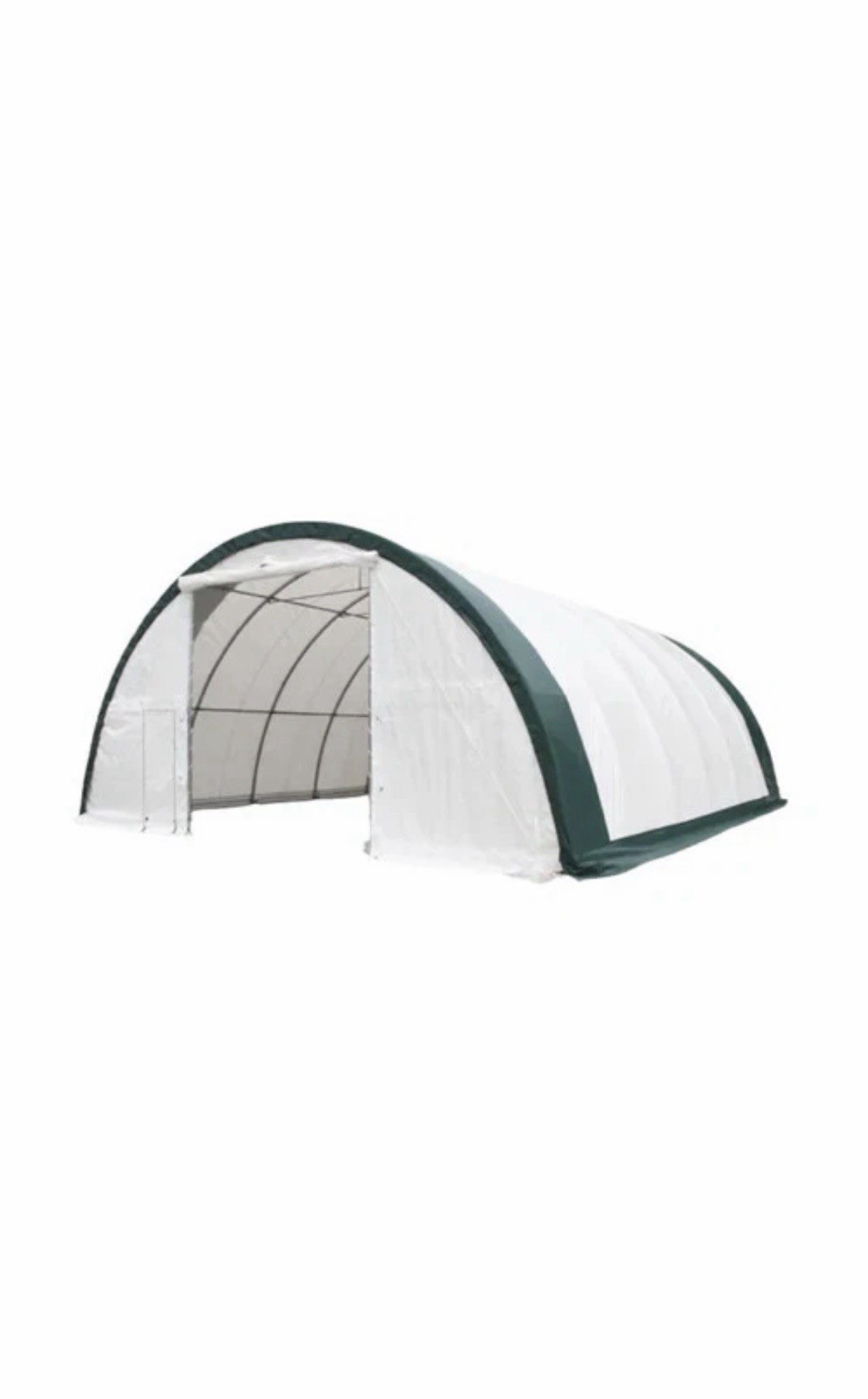 30x85x15 Canvas Fabric Storage Building Shelter Shop Hoop Barn/Car Garage