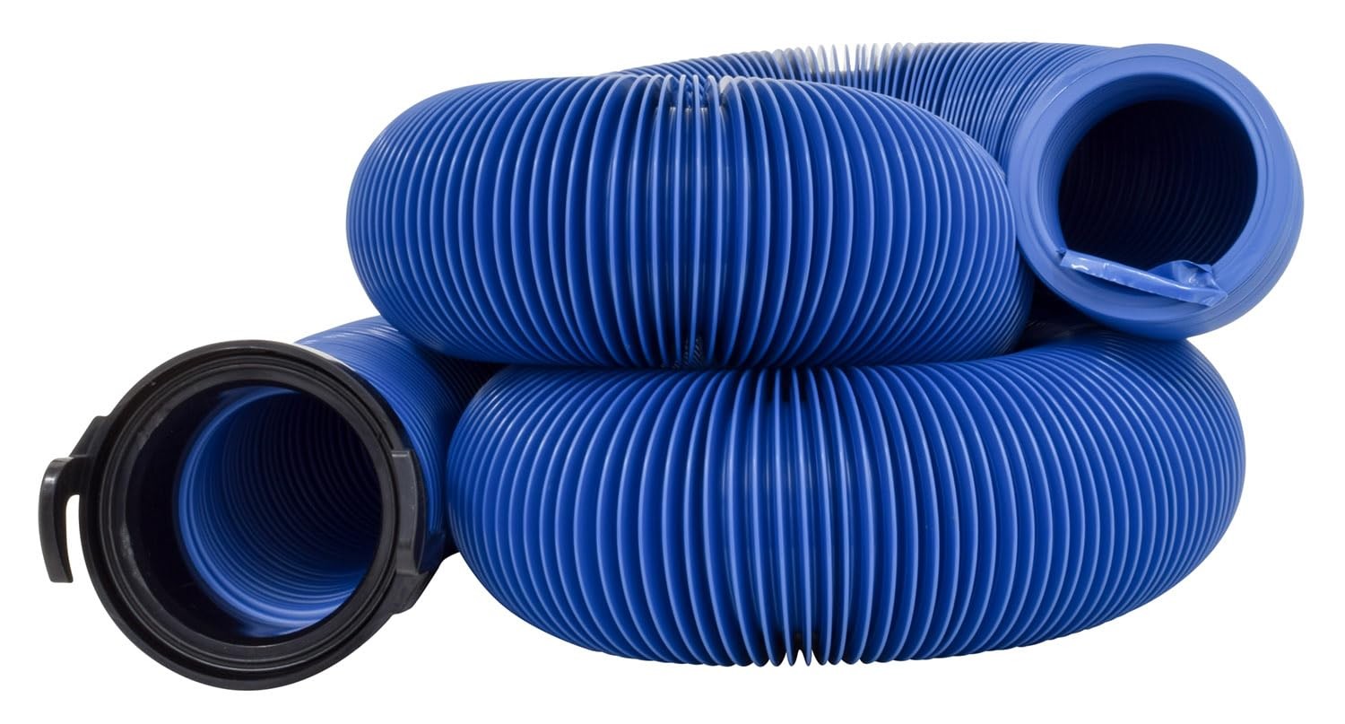 Valterra D04-0121 20′ Blue Standard Bulk Quick Drain with 20 Foot,