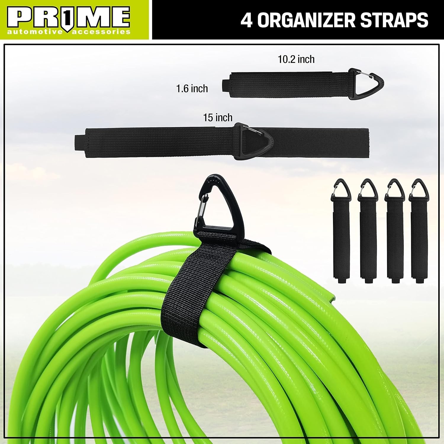 PR1ME 4 Pack Waterproof RV Hose Bag Storage, Utility Bag, Sewer Blue